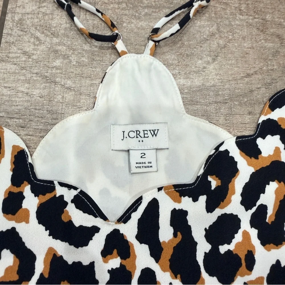 J.Crew | Leopard Blouse